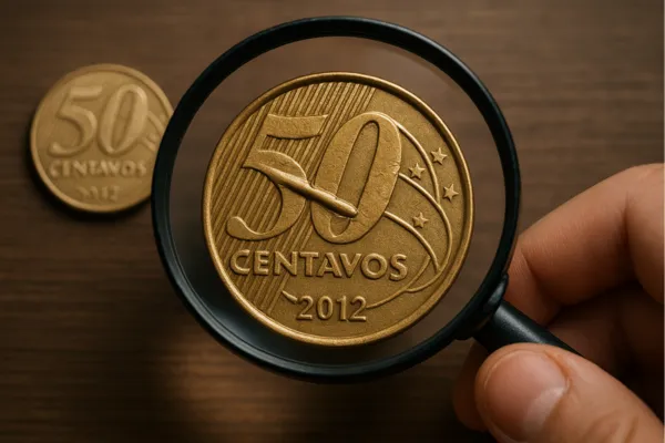 Guia Técnico e Prático para Identificar a Moeda de 50 Centavos 2012 com Erro de Cunhagem