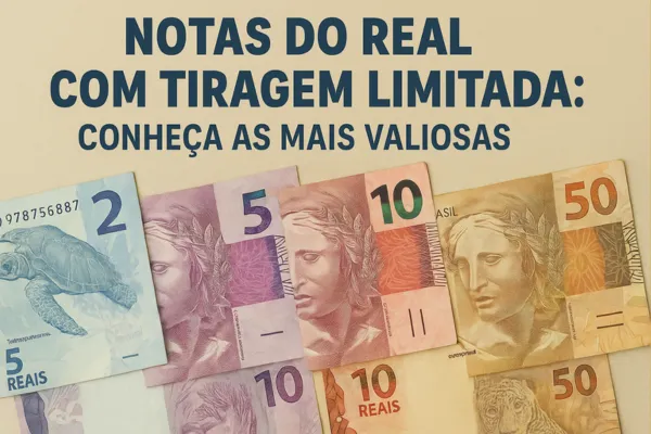 Notas do Real com Tiragem Limitada: Conheça as Mais Valiosas e Transforme Seu Troco em Tesouro