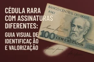 Cédula Rara com Assinaturas Diferentes: Guia Visual de Identificação e Valorização